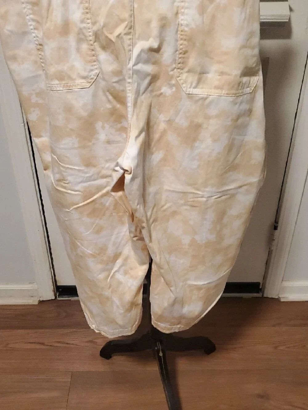 Lane Bryant Tan and White Label Cotton Blend Capris - Picture 8 of 8
